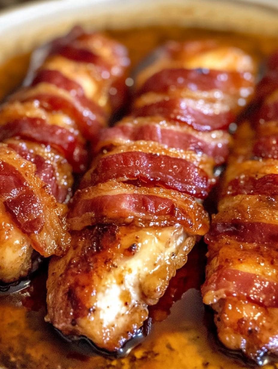 Bacon Wrapped Chicken Tenders - Favorite Skinny Recipe